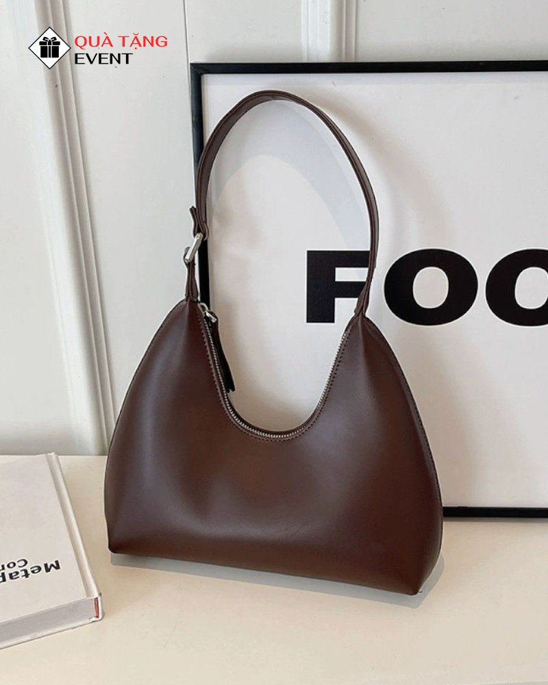 Túi xách nữ đeo vai quà tặng doanh nghiệp, in logo theo yêu cầu - Mã TXNDV002 Sản xuất túi xách nữ quà tặng - TXNDV002