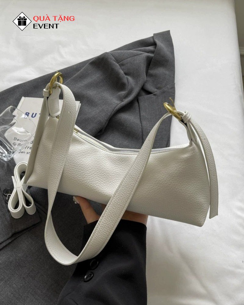 Túi xách nữ đeo vai quà tặng doanh nghiệp, in logo theo yêu cầu - Mã TXNDV004 Sản xuất túi xách nữ quà tặng - TXNDV004