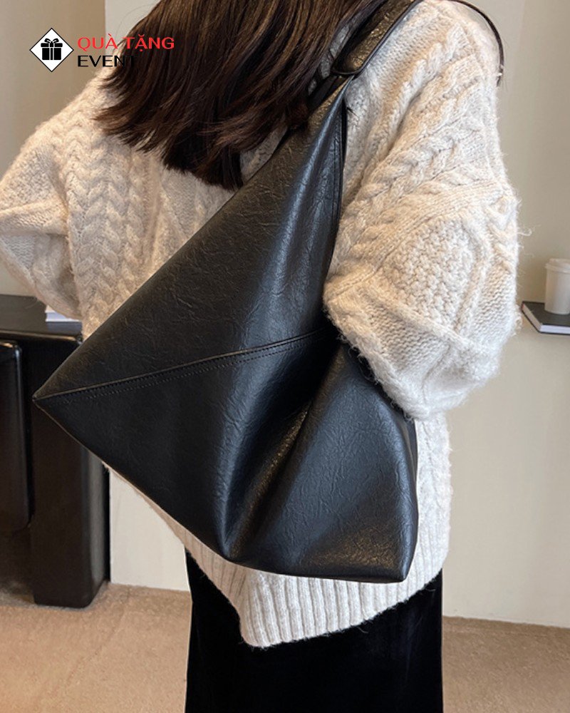 Túi xách nữ đeo vai quà tặng doanh nghiệp, in logo theo yêu cầu - Mã TXNDV010 Sản xuất túi xách nữ quà tặng - TXNDV010