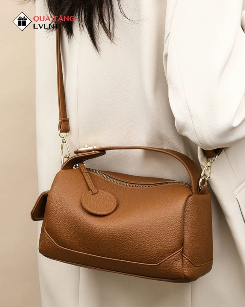 Túi xách nữ đeo chéo quà tặng doanh nghiệp, in logo theo yêu cầu - Mã TXNDC015 Sĩ túi xách nữ quà tặng doanh nghiệp - TXNDC015