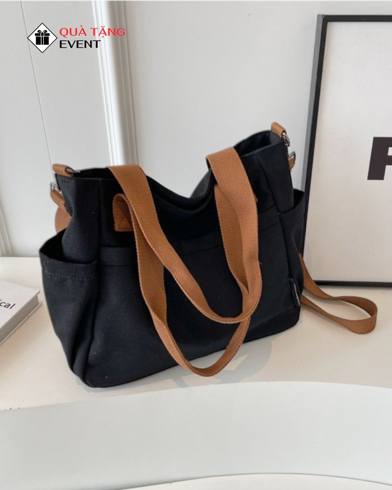 Túi canvas quà tặng doanh nghiệp, in logo theo yêu cầu - Mã TCV008 Túi Canvas Hà Nội - TCV008