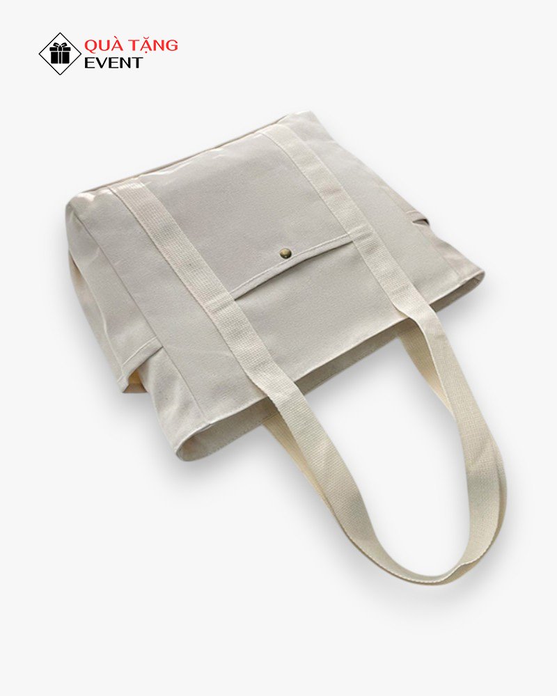 Túi canvas quà tặng doanh nghiệp, in logo theo yêu cầu - Mã TCV003 Túi Canvas quảng cáo - TCV003