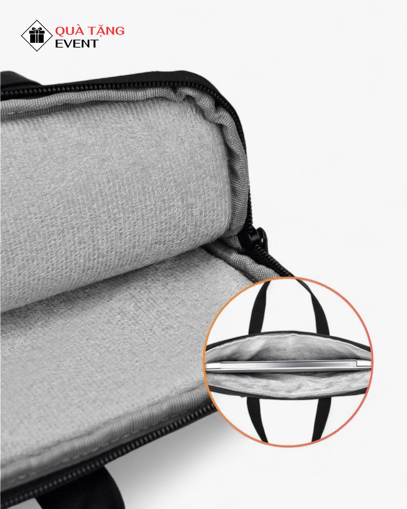 Túi chống sốc Laptop quà tặng doanh nghiệp, in logo - Mã TLT042 Túi chống sốc cho Laptop 14 inch - TLT042