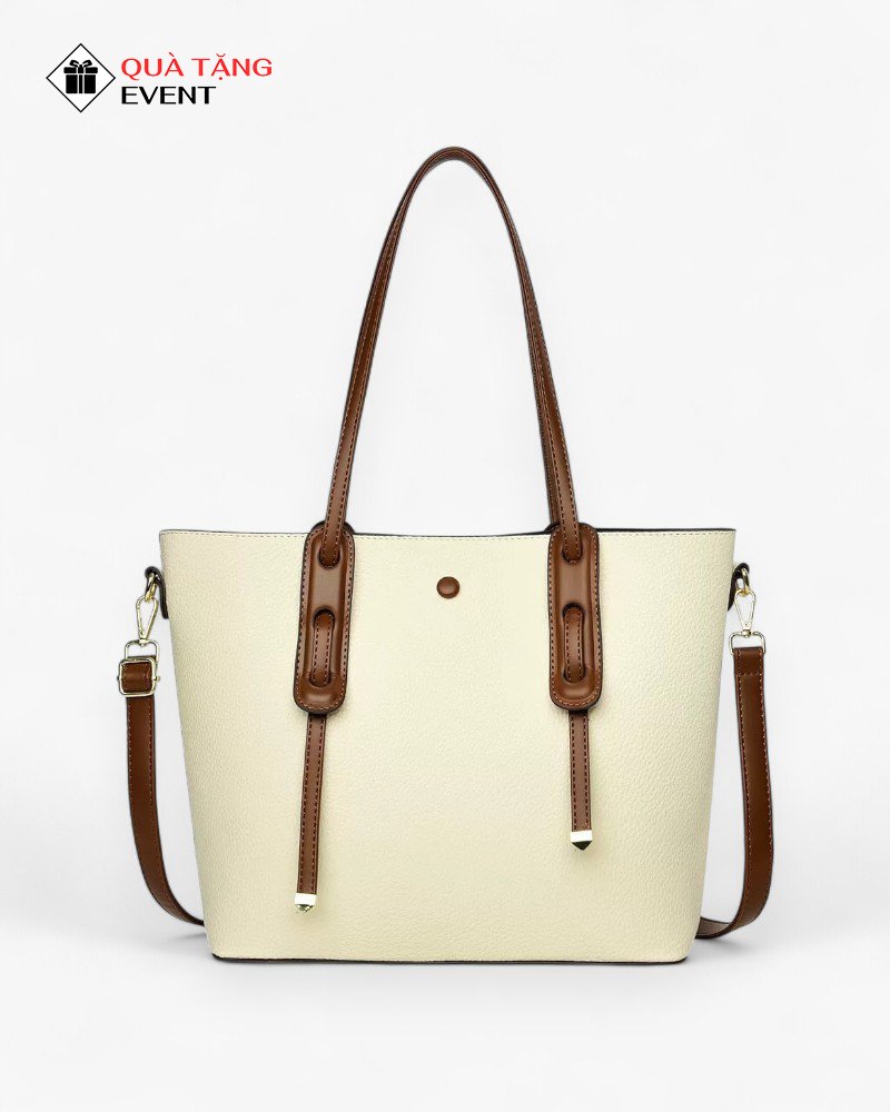 Túi xách nữ cầm tay quà tặng doanh nghiệp, in logo theo yêu cầu - Mã TXNCT019 Túi xách cầm tay nữ - TXNCT019