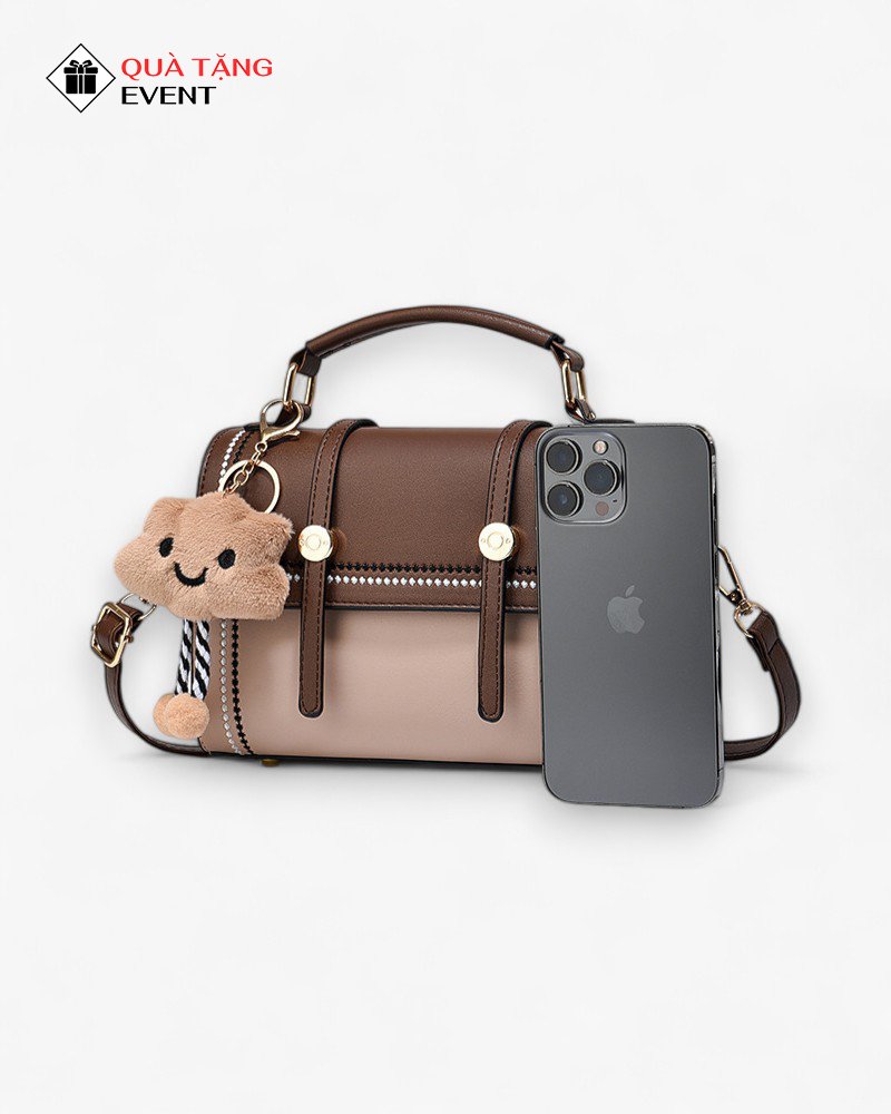 Túi xách nữ đeo chéo quà tặng doanh nghiệp, in logo theo yêu cầu - Mã TXNDC032 Túi xách nữ giá sỉ - TXNDC032