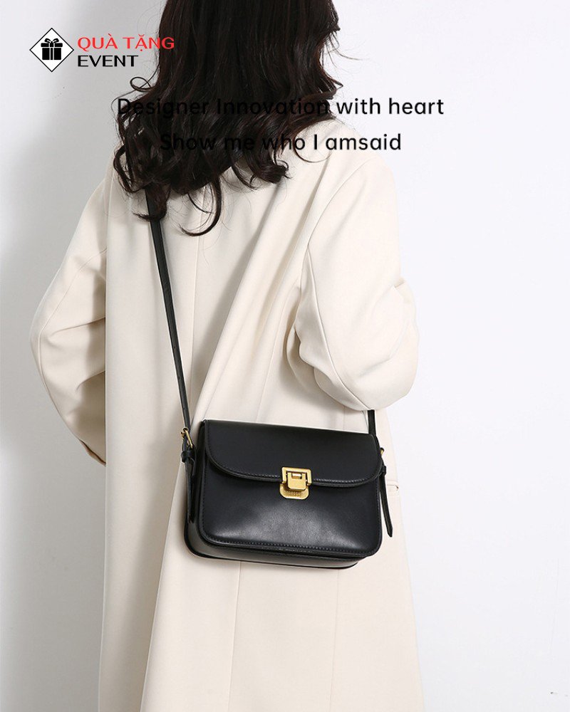 Túi xách nữ đeo chéo quà tặng doanh nghiệp, in logo theo yêu cầu - Mã TXNDC016 Túi xách nữ in hình theo yêu cầu TPHCM - TXNDC016
