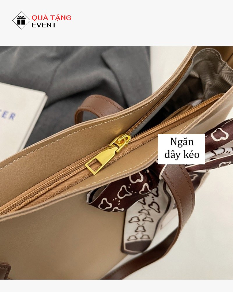 Túi xách nữ công sở quà tặng doanh nghiệp, in logo theo yêu cầu - Mã TXNCS012 Túi xách nữ làm quà tặng - TXNCS012