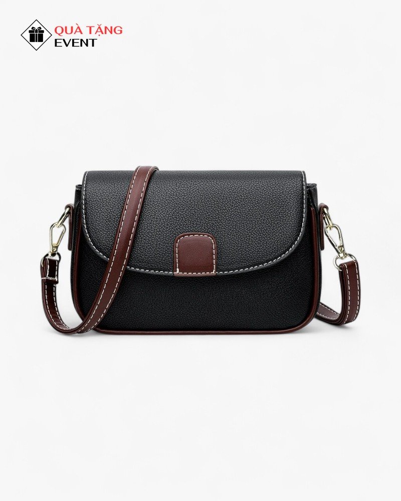 Túi xách nữ đeo chéo quà tặng doanh nghiệp, in logo theo yêu cầu - Mã TXNDC013 Túi xách nữ sang trọng - TXNDC013