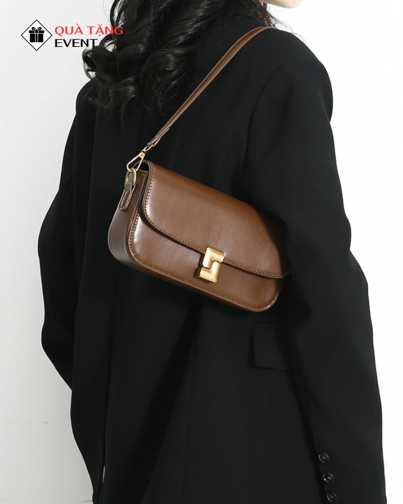 Túi xách nữ đeo chéo quà tặng doanh nghiệp, in logo theo yêu cầu - Mã TXNDC017 Xưởng chuyên sỉ túi xách nữ - TXNDC017