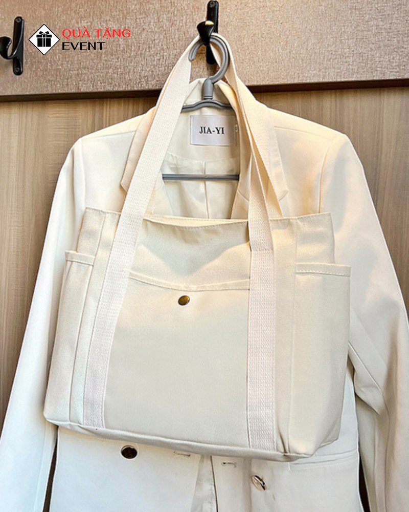 Túi canvas quà tặng doanh nghiệp, in logo theo yêu cầu - Mã TCV009 Xưởng gia công túi Canvas thời trang - TCV009