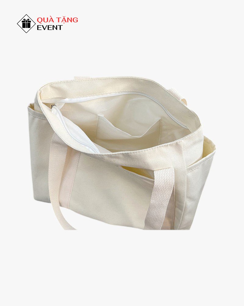 Túi canvas quà tặng doanh nghiệp, in logo theo yêu cầu - Mã TCV009 Xưởng may gia công túi Canvas - TCV009