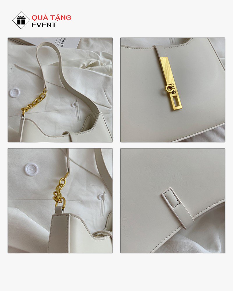 Túi xách nữ đeo vai quà tặng doanh nghiệp, in logo theo yêu cầu - Mã TXNDV001 Xưởng may gia công túi xách nữ - TXNDV001