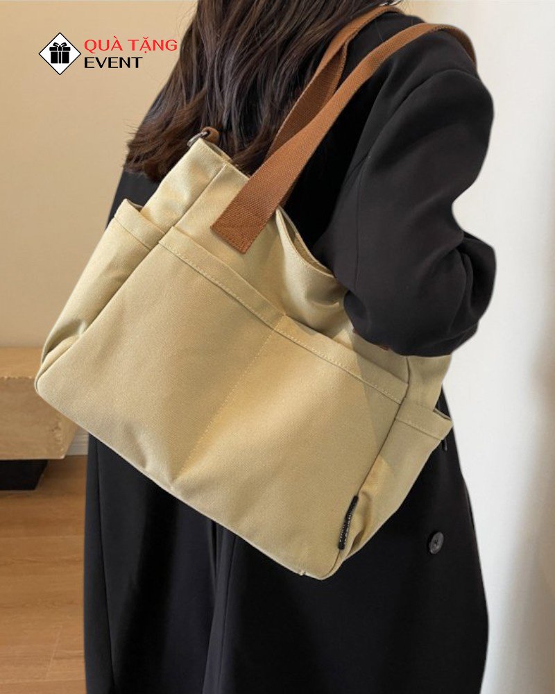 Túi canvas quà tặng doanh nghiệp, in logo theo yêu cầu - Mã TCV008 Túi canvas quà tặng doanh nghiệp, in logo theo yêu cầu - Mã TCV008 - Hình ảnh 12