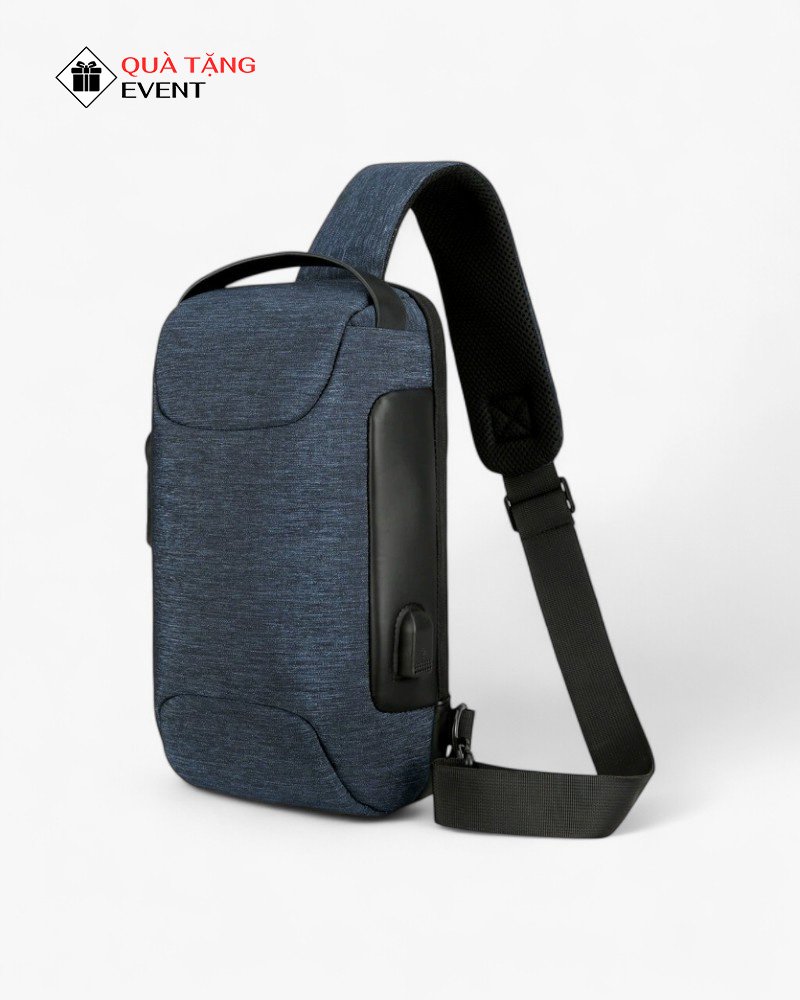 Túi đeo chéo quà tặng doanh nghiệp, in logo theo yêu cầu - Mã TDC114 Xưởng may túi bao tử đeo chéo nữ ngoại ngữ - TDC114