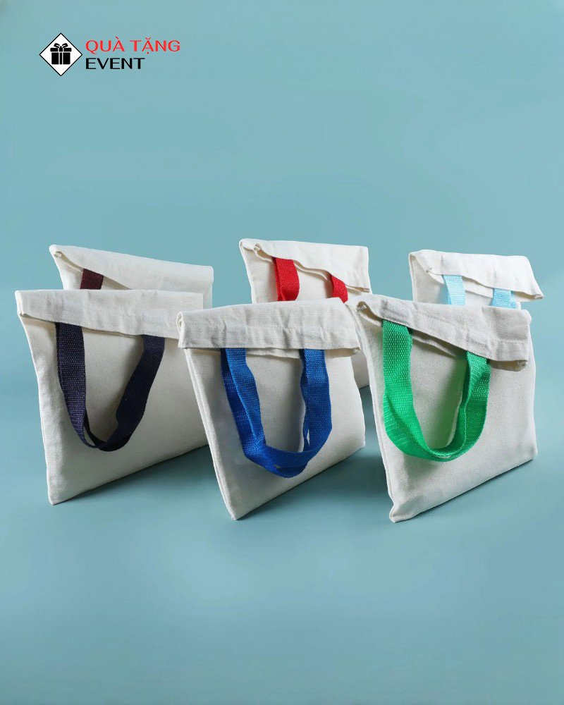 Túi canvas quà tặng doanh nghiệp, in logo theo yêu cầu - Mã TCV014 Xưởng may túi vải Canvas quảng cáo giá rẻ - TCV014