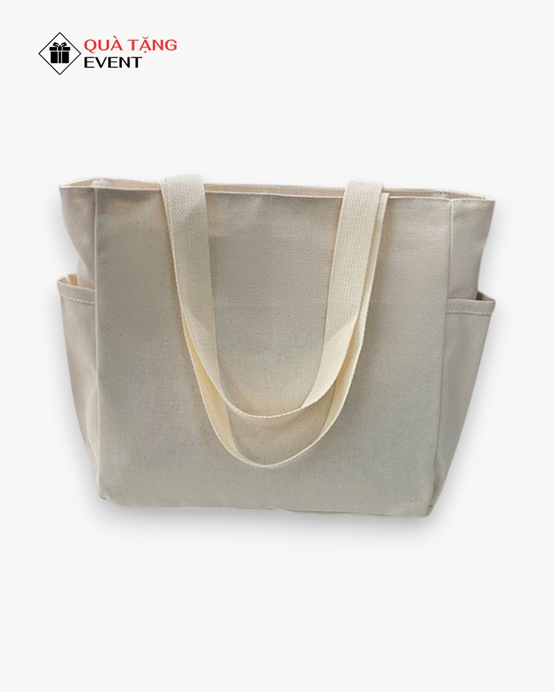 Túi canvas quà tặng doanh nghiệp, in logo theo yêu cầu - Mã TCV003 Xưởng may túi vải Canvas theo yêu cầu - TCV003