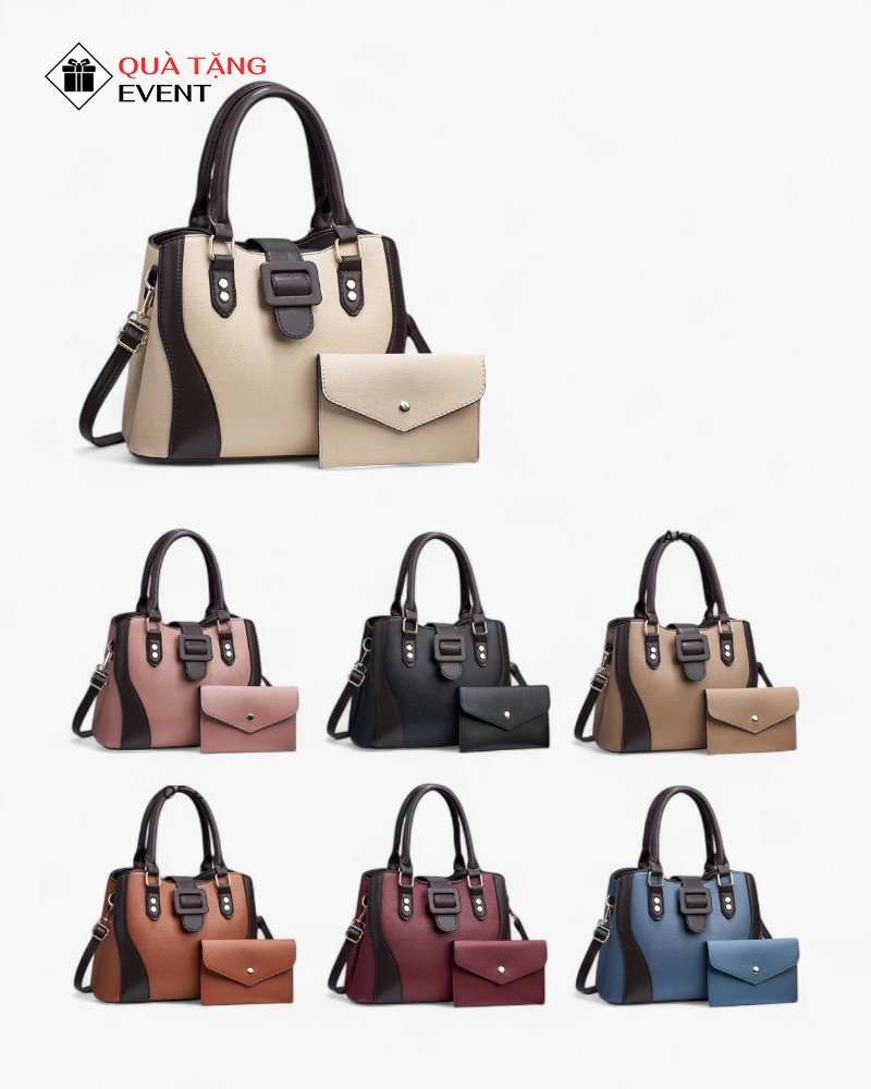 Túi xách nữ cầm tay quà tặng doanh nghiệp, in logo theo yêu cầu - Mã TXNCT017 Xưởng may túi xách nữ Quận 12 - TXNCT017