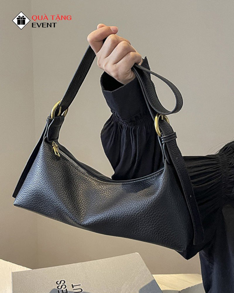 Túi xách nữ đeo vai quà tặng doanh nghiệp, in logo theo yêu cầu - Mã TXNDV004 Xưởng may túi xách nữ Sài Gòn - TXNDV004