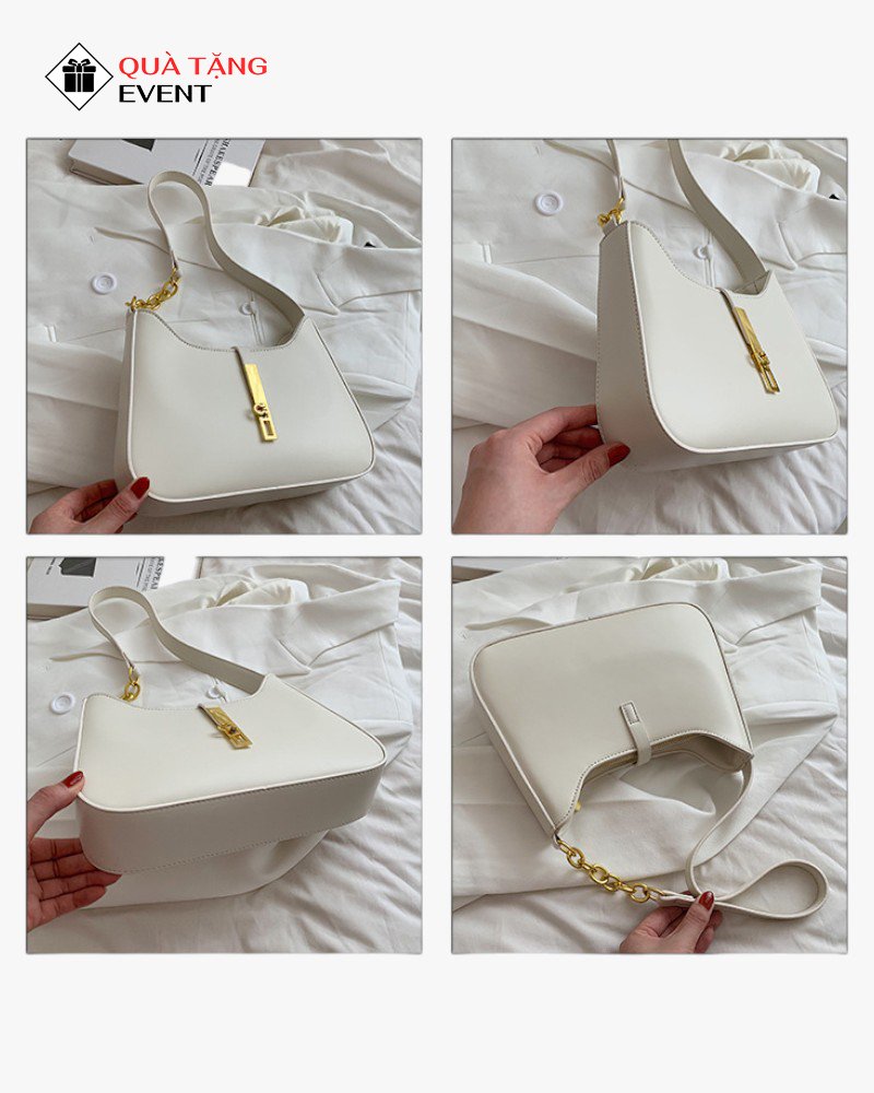 Túi xách nữ đeo vai quà tặng doanh nghiệp, in logo theo yêu cầu - Mã TXNDV001 Xưởng may túi xách nữ - TXNDV001