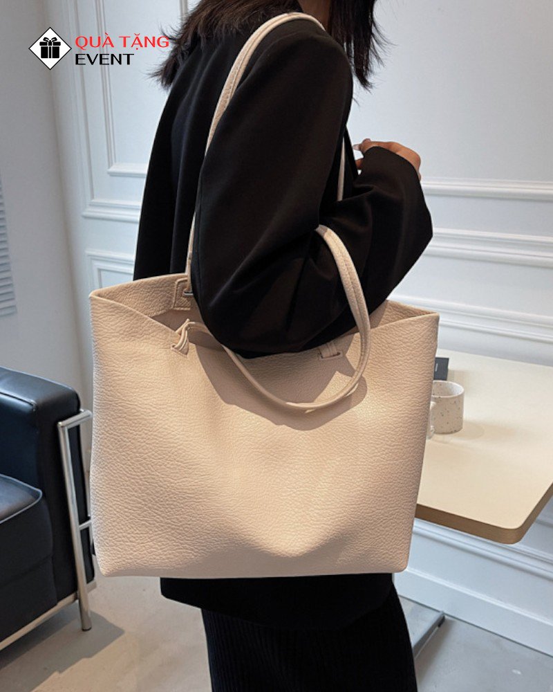 Túi xách nữ công sở quà tặng doanh nghiệp, in logo theo yêu cầu - Mã TXNCS011 Xưởng may túi xách nữ giá rẻ - TXNCS011
