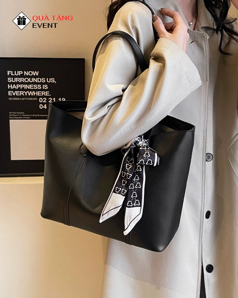 Túi xách nữ công sở quà tặng doanh nghiệp, in logo theo yêu cầu - Mã TXNCS012 Xưởng may túi xách nữ giá rẻ tại TPHCM - TXNCS012