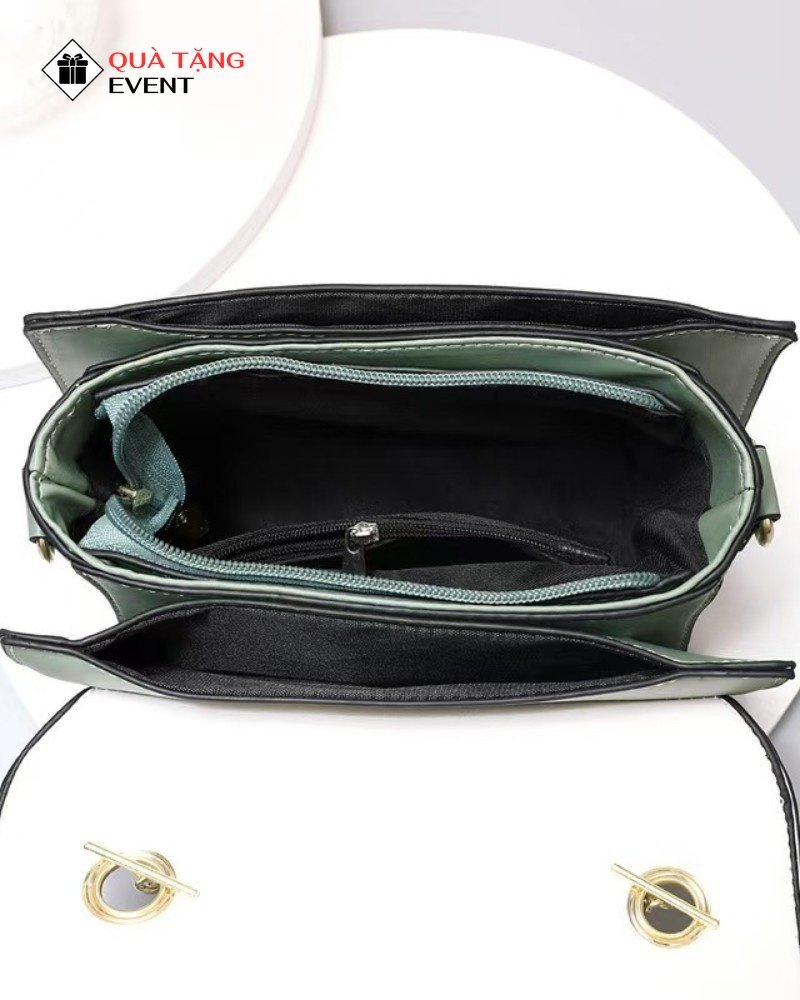 Túi xách nữ đeo chéo quà tặng doanh nghiệp, in logo theo yêu cầu - Mã TXNDC001 Xưởng may túi xách nữ ở Hà Nội - TXNDC001