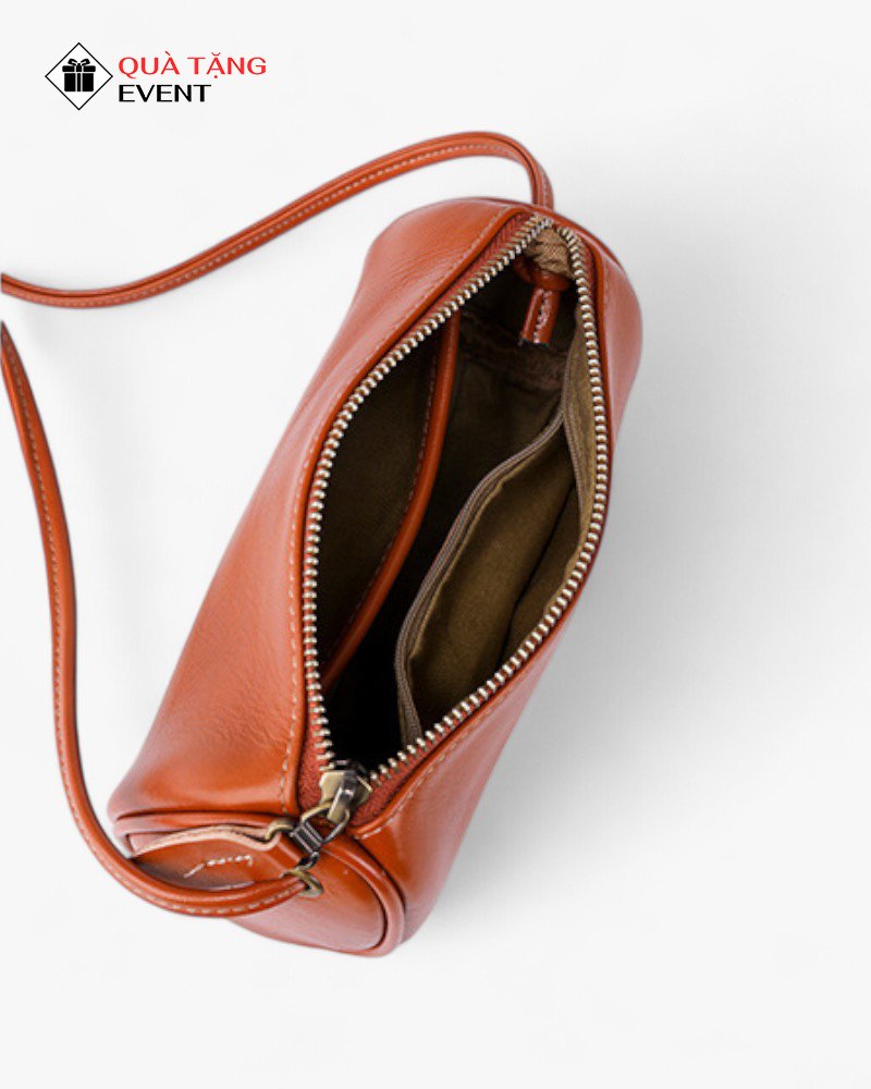 Túi xách nữ đeo chéo quà tặng doanh nghiệp, in logo theo yêu cầu - Mã TXNDC055 Xưởng may túi xách nữ quà tặng - TXNDC055
