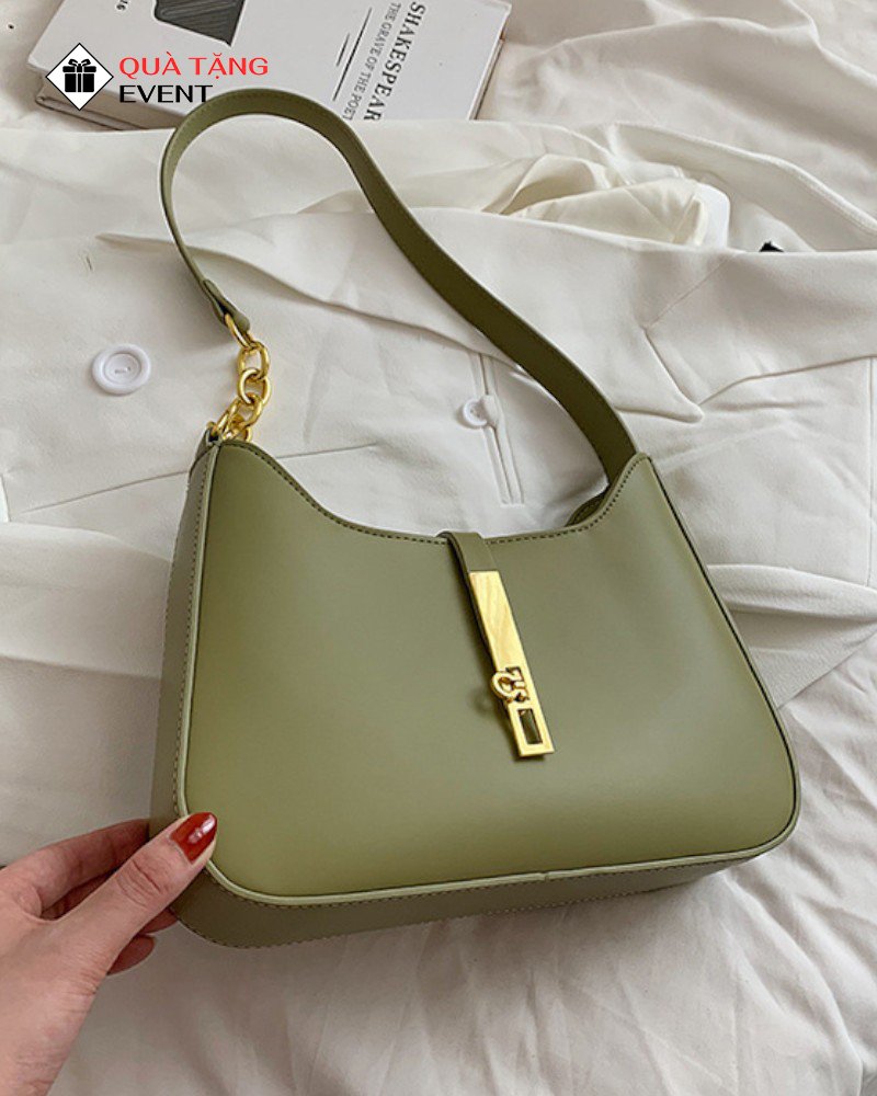 Túi xách nữ đeo vai quà tặng doanh nghiệp, in logo theo yêu cầu - Mã TXNDV001 Xưởng may túi xách nữ quà tặng doanh nghiệp - TXNDV001