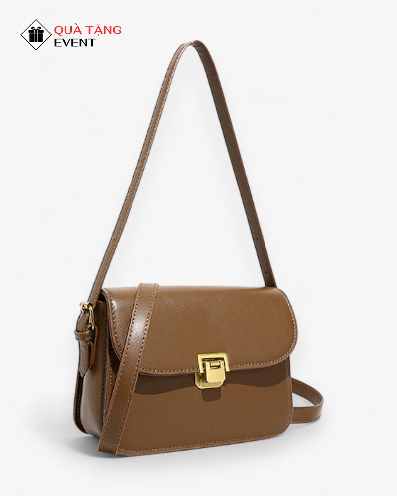 Túi xách nữ đeo chéo quà tặng doanh nghiệp, in logo theo yêu cầu - Mã TXNDC016 Xưởng may túi xách nữ theo yêu cầu - TXNDC016