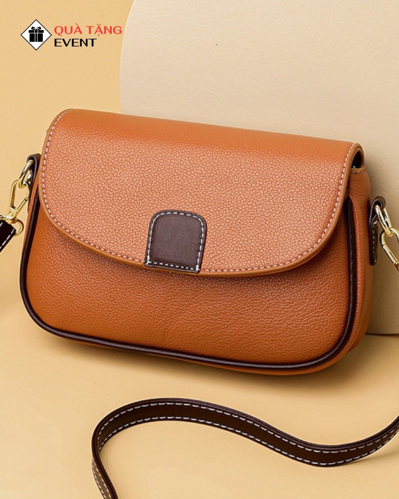 Túi xách nữ đeo chéo quà tặng doanh nghiệp, in logo theo yêu cầu - Mã TXNDC013 Xưởng may túi xách nữ vải không dệt TPHCM - TXNDC013