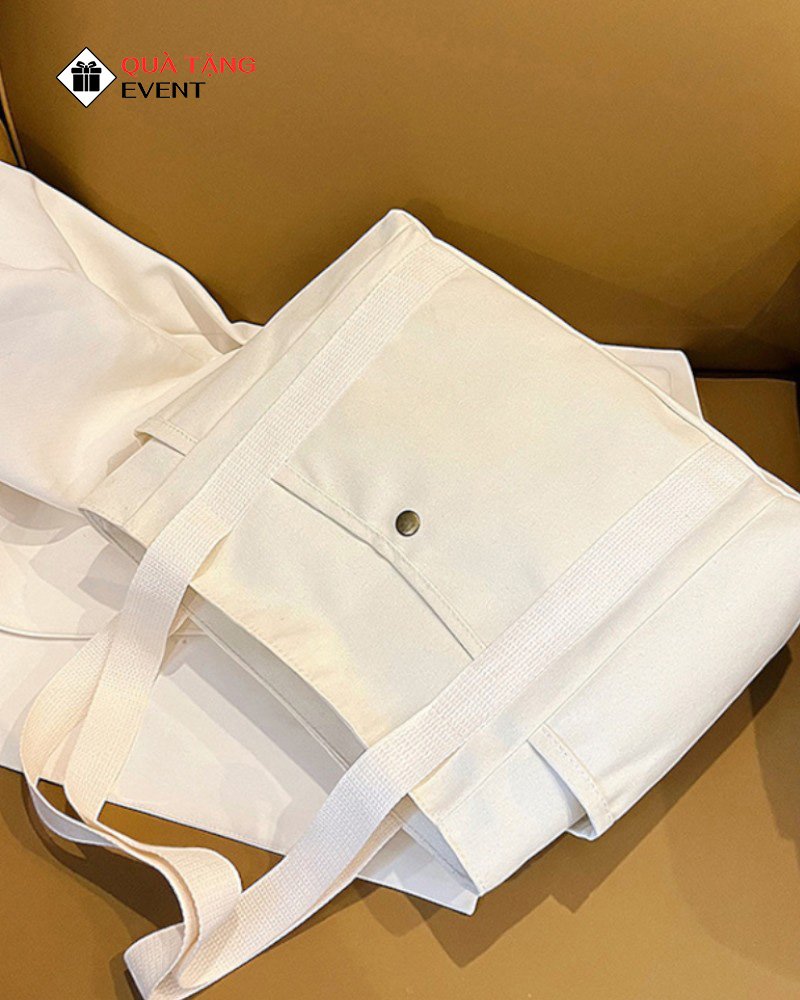 Túi canvas quà tặng doanh nghiệp, in logo theo yêu cầu - Mã TCV009 Xưởng túi vải Canvas in logo - TCV009