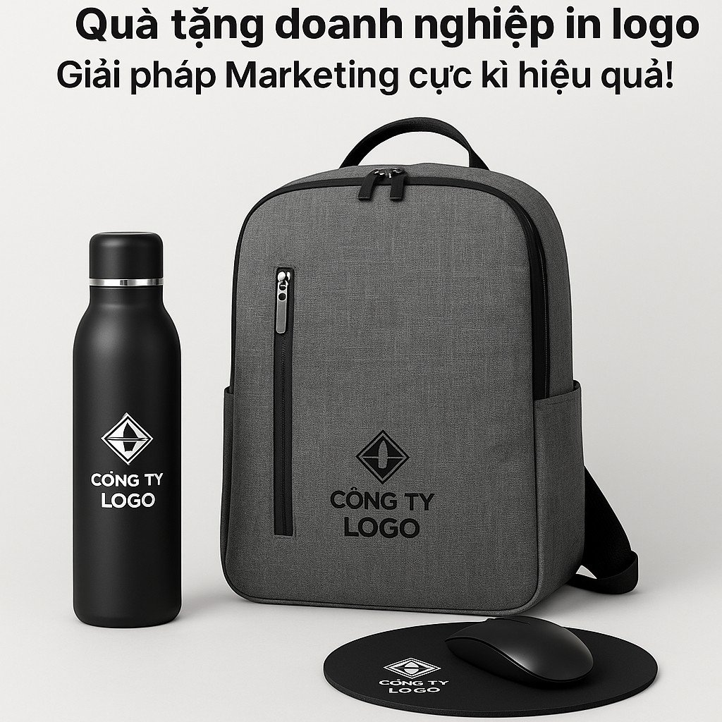 Quà tặng doanh nghiệp in logo - Giải pháp Marketing cực kì hiệu quả in logo lên quà tặng