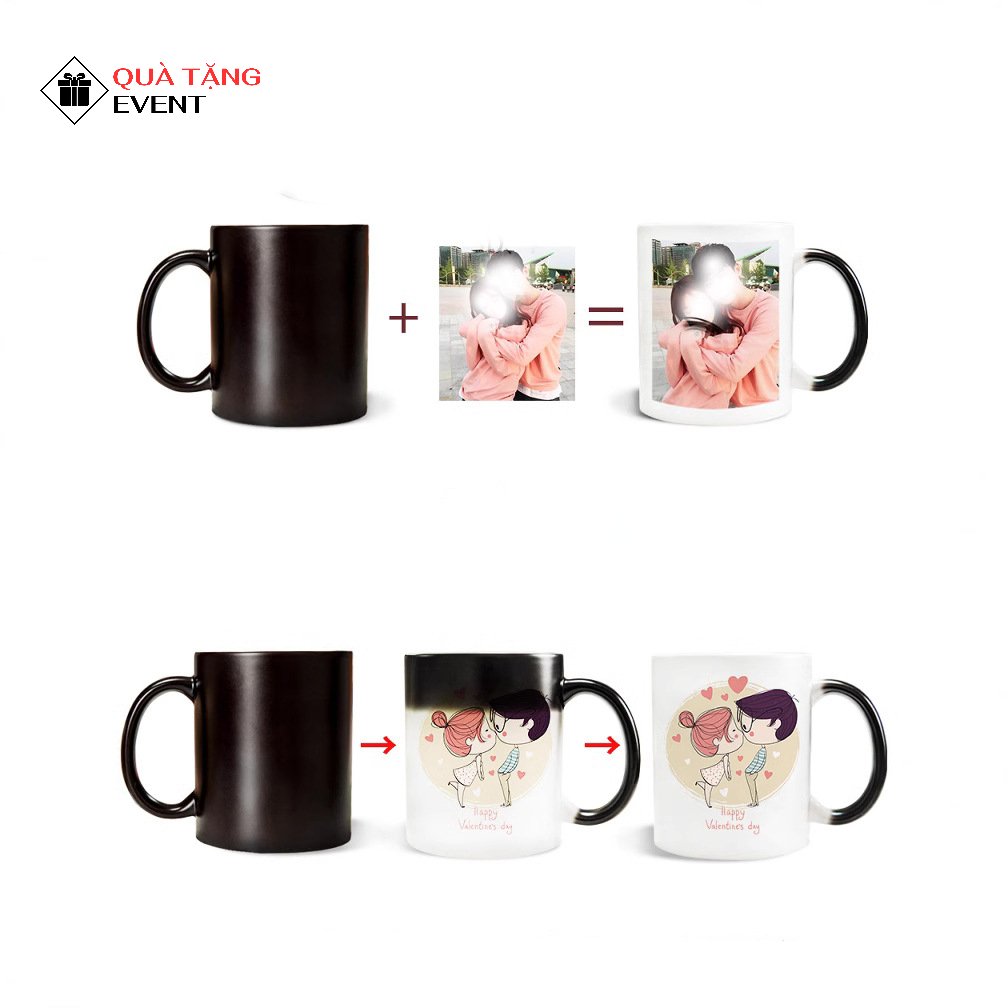 Quà tặng sang trọng ly sứ in logo
