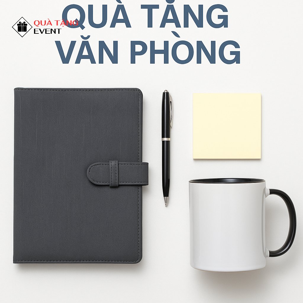 Xưởng sản xuất Quà tặng văn phòng – Sổ, bút, combo tiện ích Xưởng sản xuất quà văn phòng