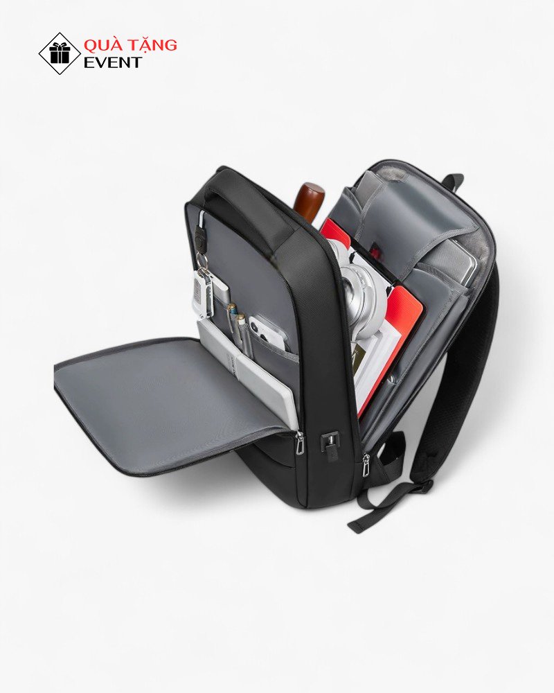 Balo đa năng quà tặng doanh nghiệp, in logo theo yêu cầu – Mã BLDN176 Balo đa năng da in tên - BLDN176