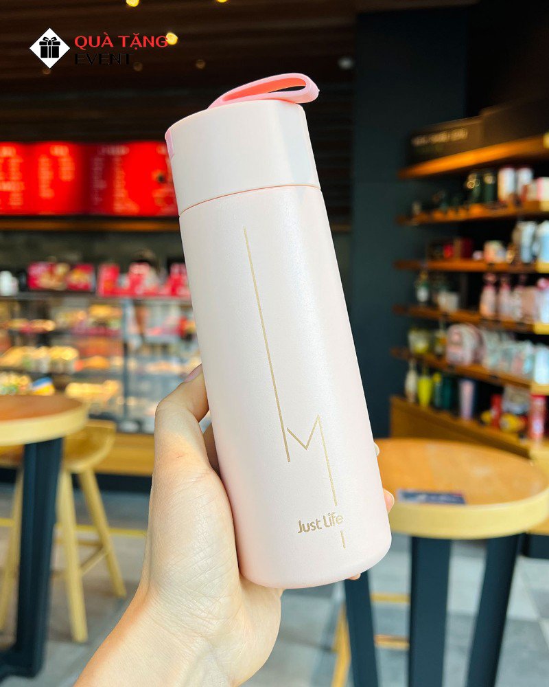 Bình giữ nhiệt văn phòng quà tặng doanh nghiệp, in logo theo yêu cầu - Mã BGNVP080 Bình giữ nhiệt quảng cáo thời trang - BGNVP080