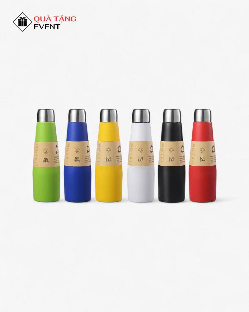 Bình giữ nhiệt văn phòng quà tặng doanh nghiệp, in logo theo yêu cầu - Mã BGNVP060 CTY sản xuất bình giữ nhiệt - BGNVP060