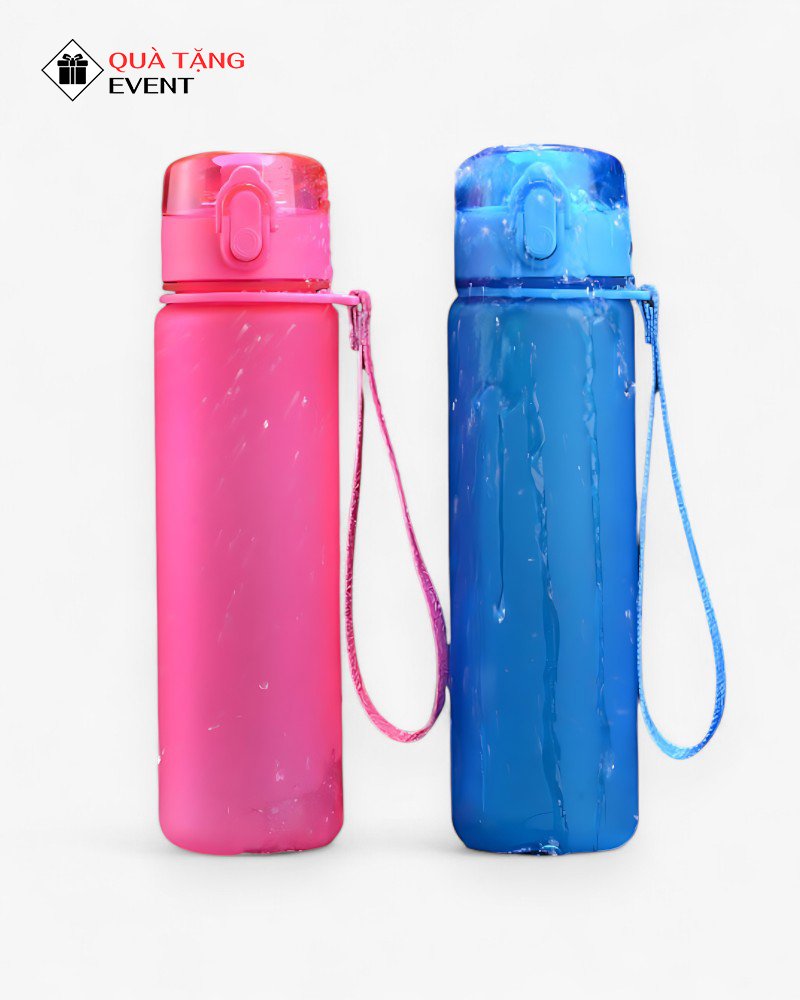 Bình nhựa quà tặng doanh nghiệp, in logo theo yêu cầu - Mã BN011 Chuyên sỉ bình nước nhựa - BN011