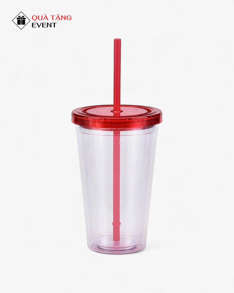 Bình nhựa quà tặng doanh nghiệp, in logo theo yêu cầu - Mã BN010 Công ty sản xuất bình nước nhựa HCM - BN010