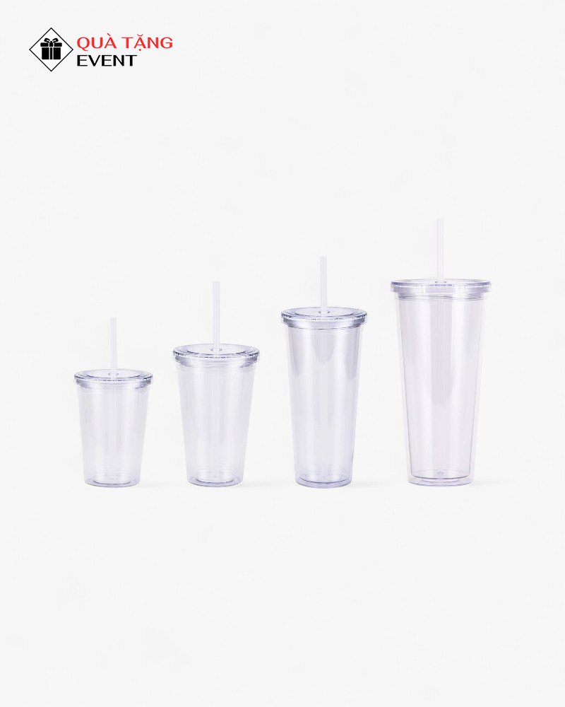 Bình nhựa quà tặng doanh nghiệp, in logo theo yêu cầu - Mã BN010 Công ty sản xuất bình nước nhựa cao cấp - BN010