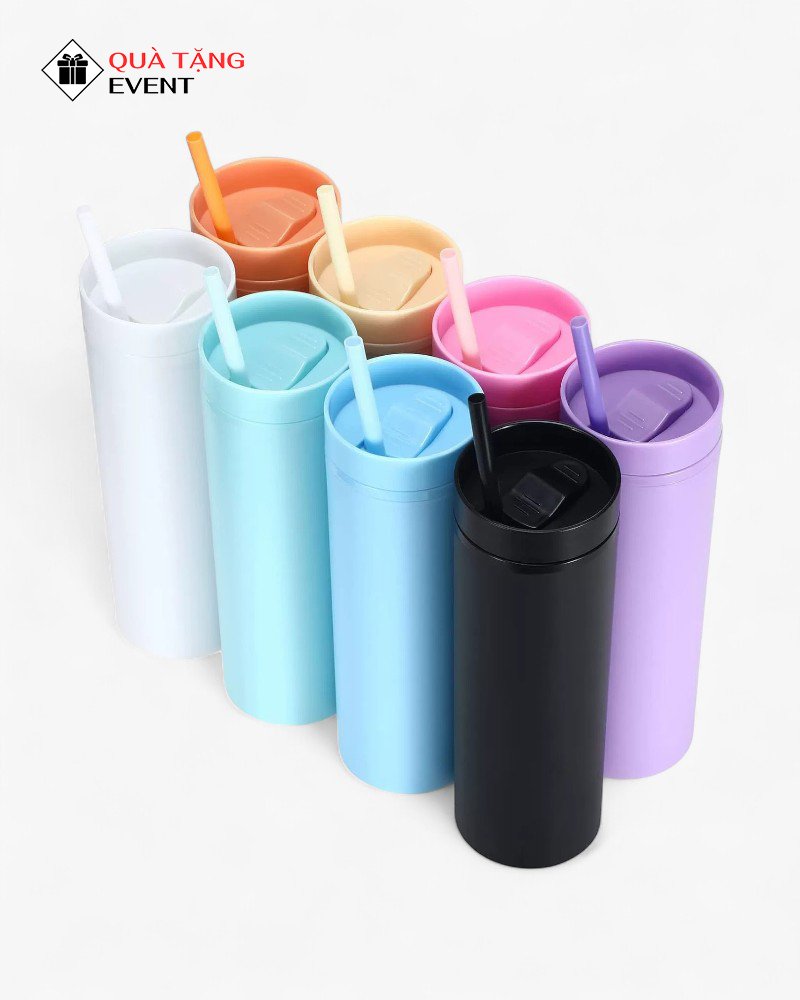 Bình nhựa quà tặng doanh nghiệp, in logo theo yêu cầu - Mã BN013 Công ty sản xuất bình nước nhựa quà tặng Sài Gòn - BN013