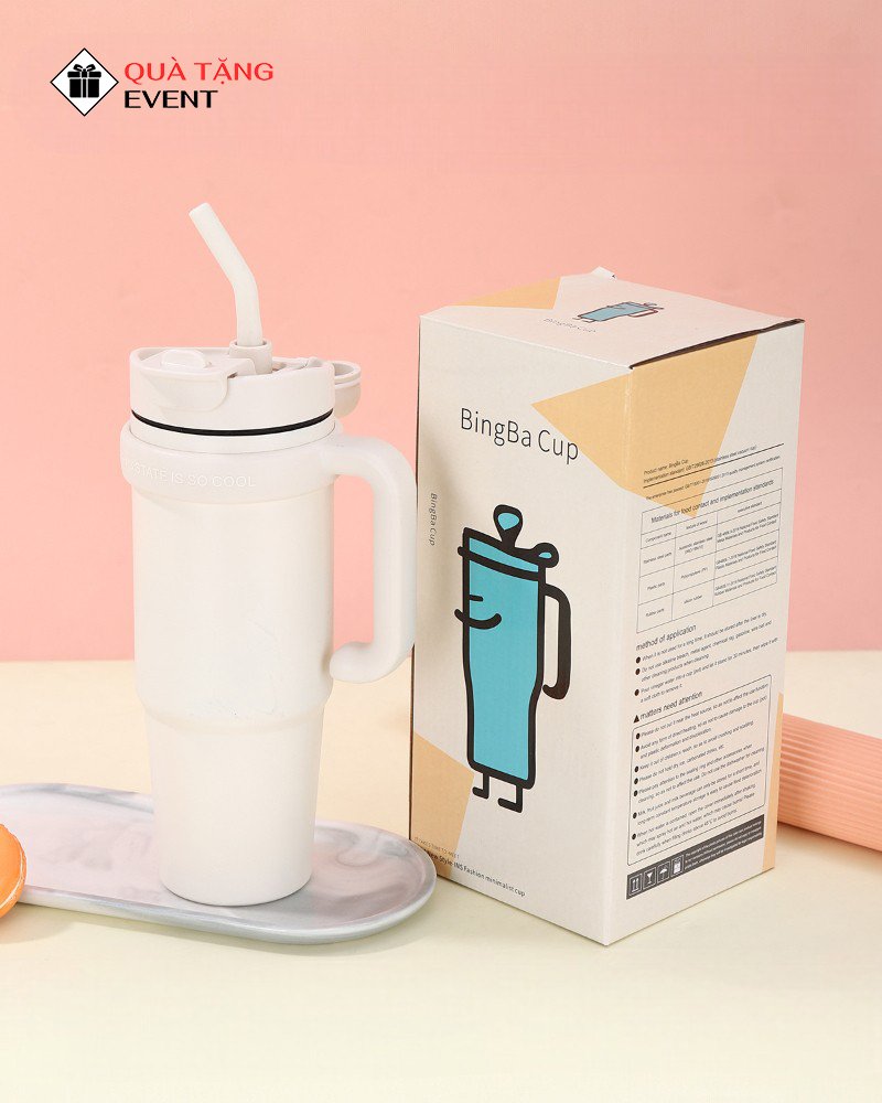 Ly, cốc giữ nhiệt quà tặng doanh nghiệp, in logo theo yêu cầu - Mã LGN005 Công ty sản xuất ly giữ nhiệt giá rẻ - LGN005