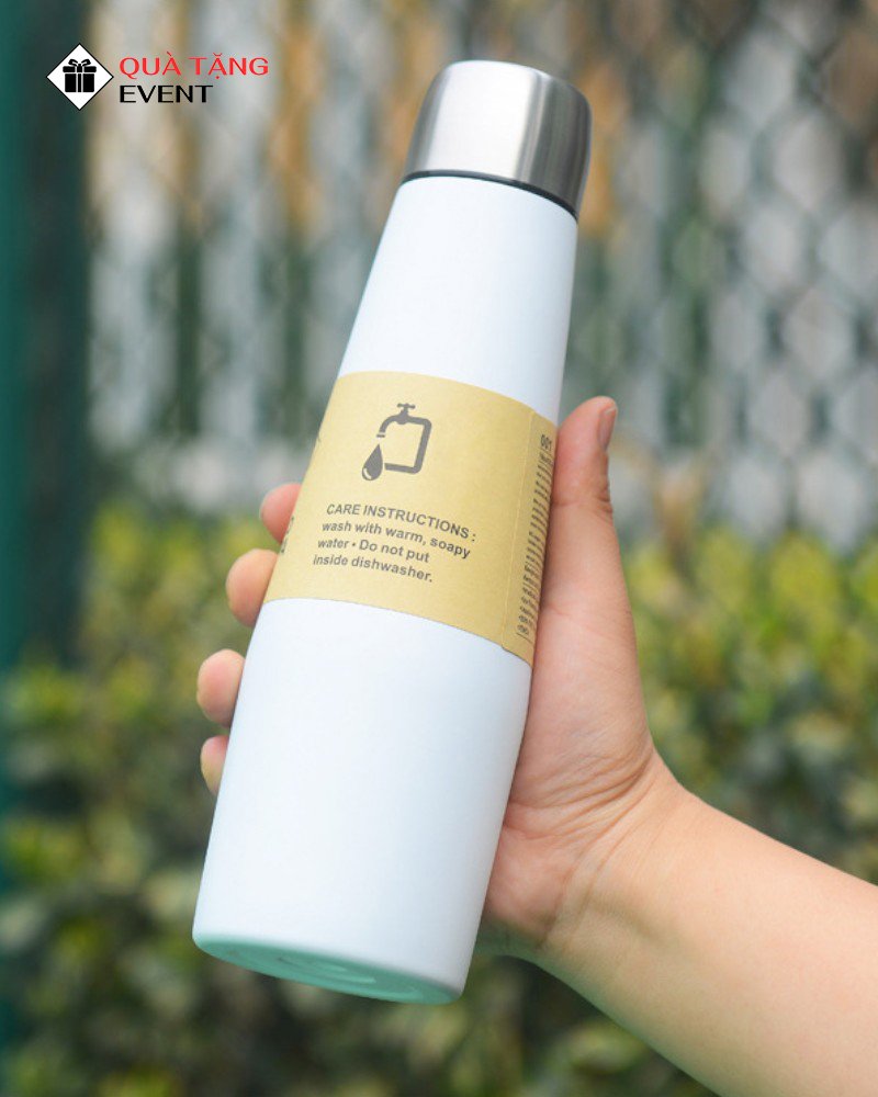 Bình giữ nhiệt văn phòng quà tặng doanh nghiệp, in logo theo yêu cầu - Mã BGNVP060 Đặt sản xuất bình giữ nhiệt - BGNVP060