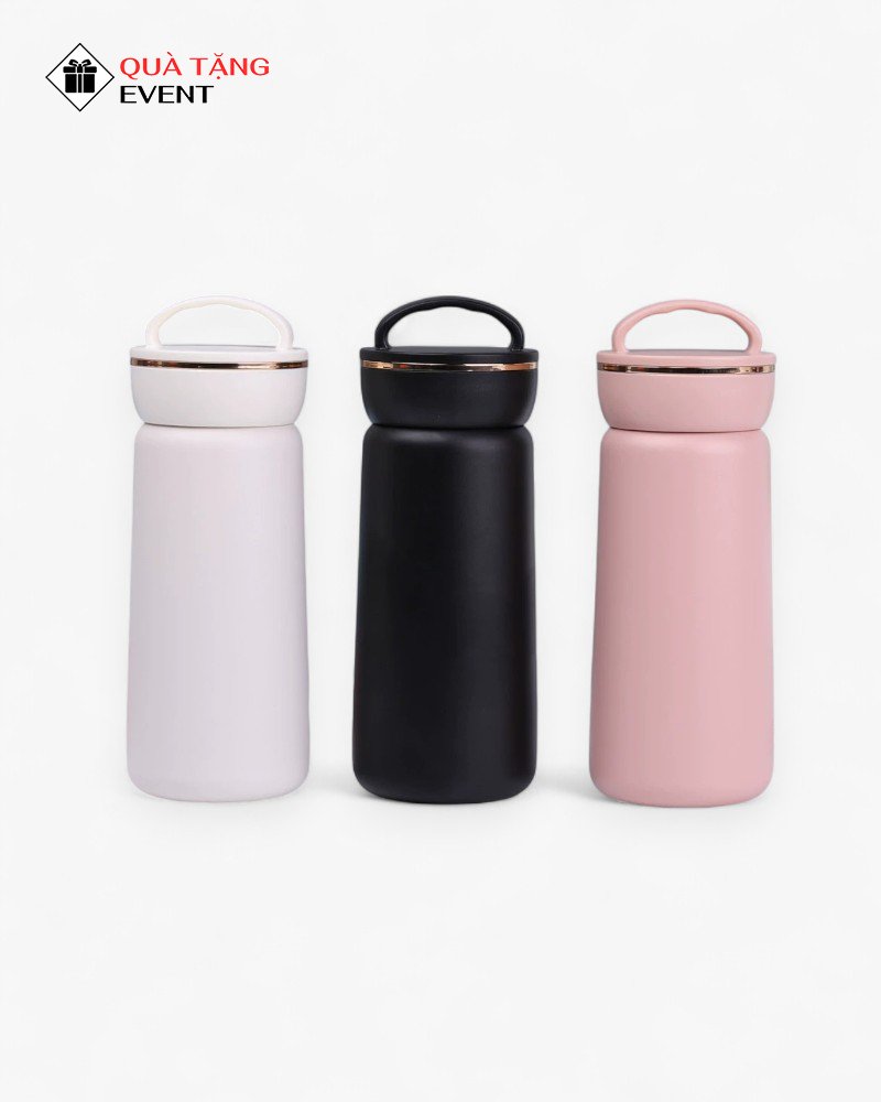 Bình giữ nhiệt văn phòng quà tặng doanh nghiệp, in logo theo yêu cầu - Mã BGNVP036 Đặt sản xuất bình giữ nhiệt TPHCM - BGNVP036