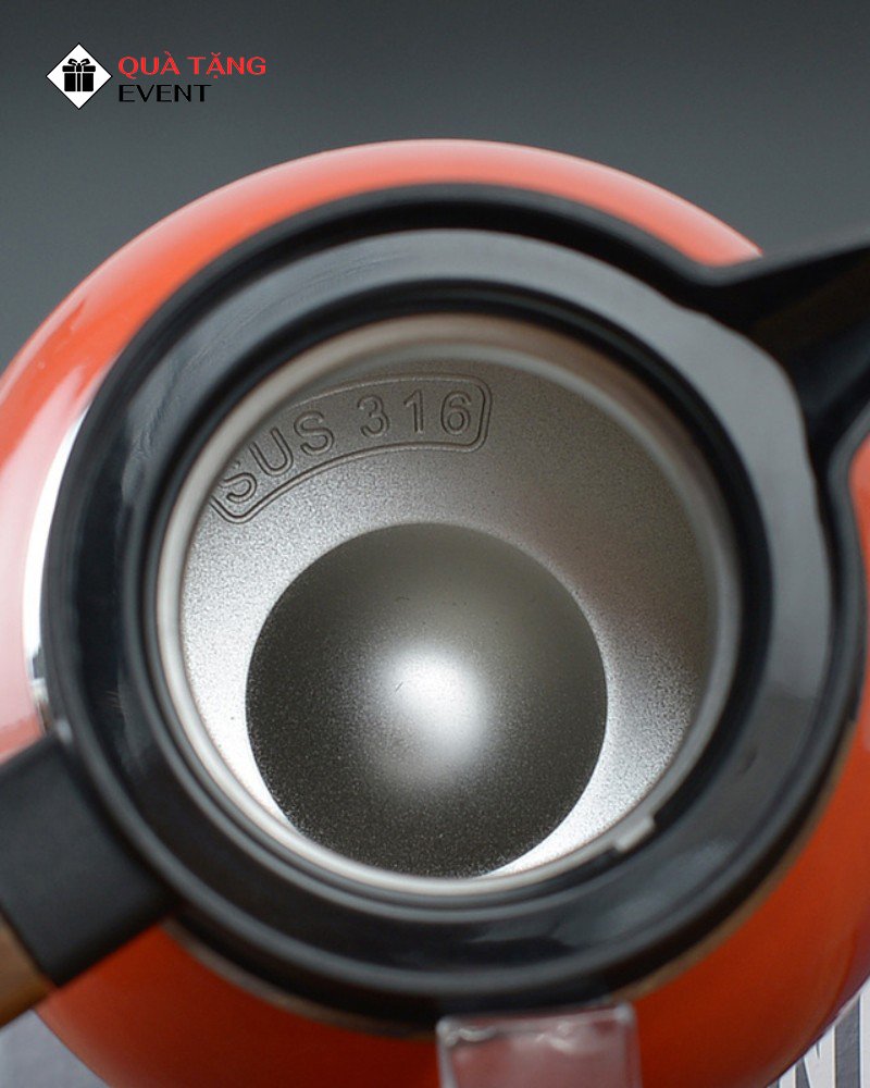 Bình giữ nhiệt gia đình quà tặng doanh nghiệp, in logo theo yêu cầu - Mã BGNGD003 Đặt sản xuất bình giữ nhiệt giá rẻ Sài Gòn - BGNGD003