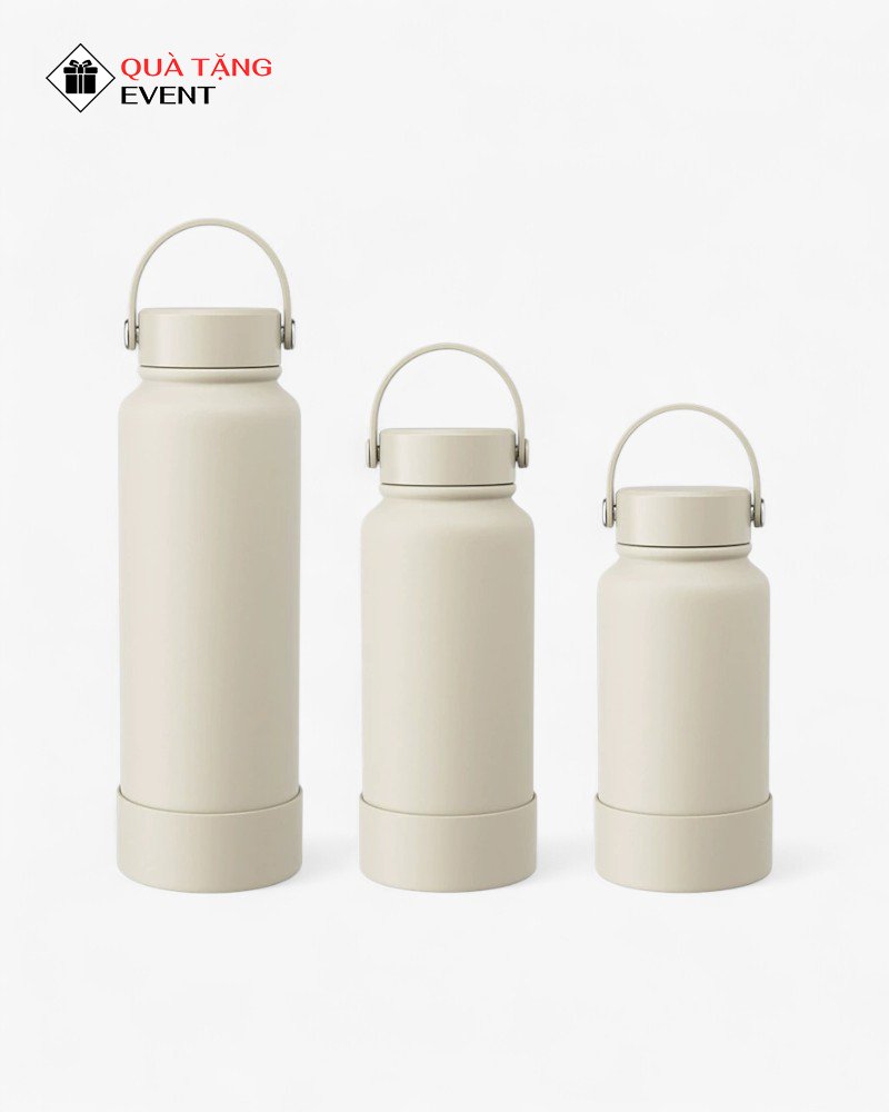 Bình giữ nhiệt văn phòng quà tặng doanh nghiệp, in logo theo yêu cầu - Mã BGNVP017 Đặt sản xuất bình giữ nhiệt số lượng ít - BGNVP017