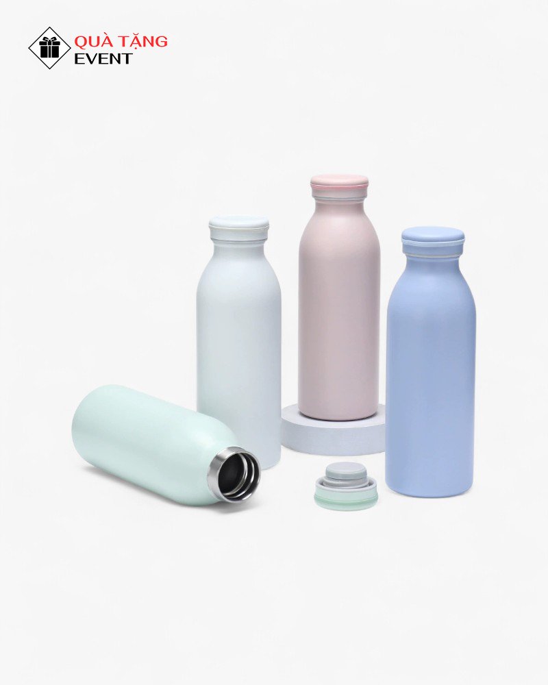 Bình giữ nhiệt văn phòng quà tặng doanh nghiệp, in logo theo yêu cầu - Mã BGNVP054 Đặt sản xuất bình giữ nhiệt theo yêu cầu - BGNVP054