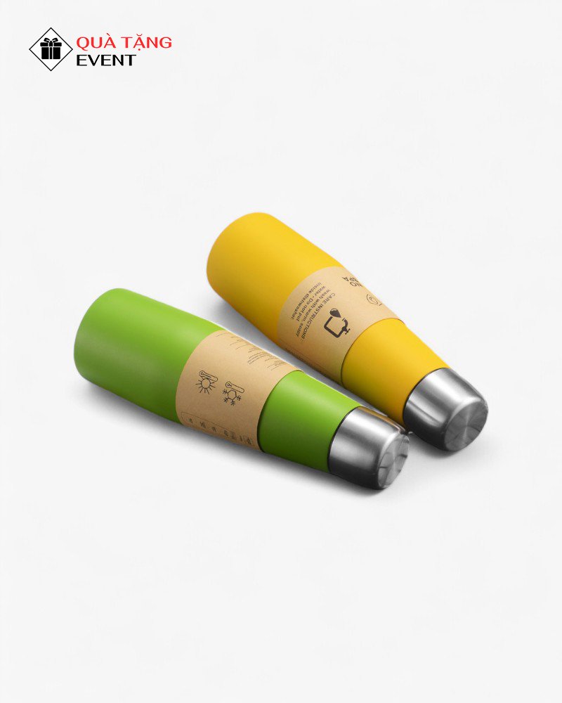 Bình giữ nhiệt văn phòng quà tặng doanh nghiệp, in logo theo yêu cầu - Mã BGNVP060 Đặt sản xuất gia công quà tặng bình giữ nhiệt - BGNVP060