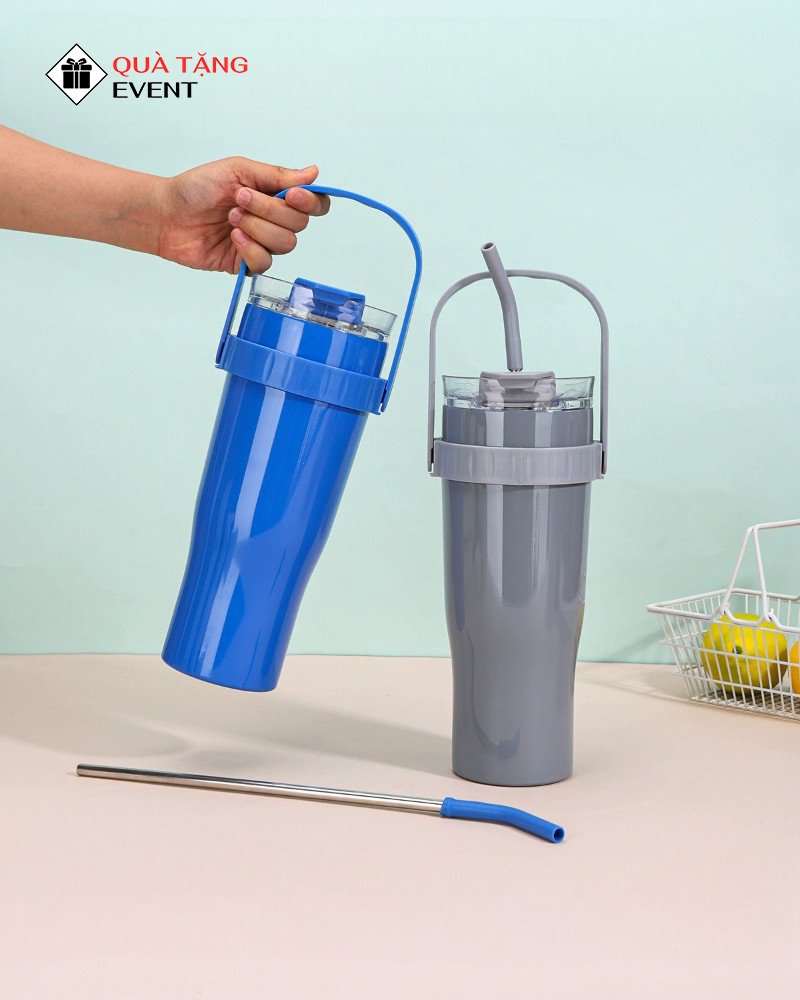 Ly, cốc giữ nhiệt quà tặng doanh nghiệp, in logo theo yêu cầu - Mã LGN008 Đặt sản xuất ly giữ nhiệt bằng inox 304 - LGN008