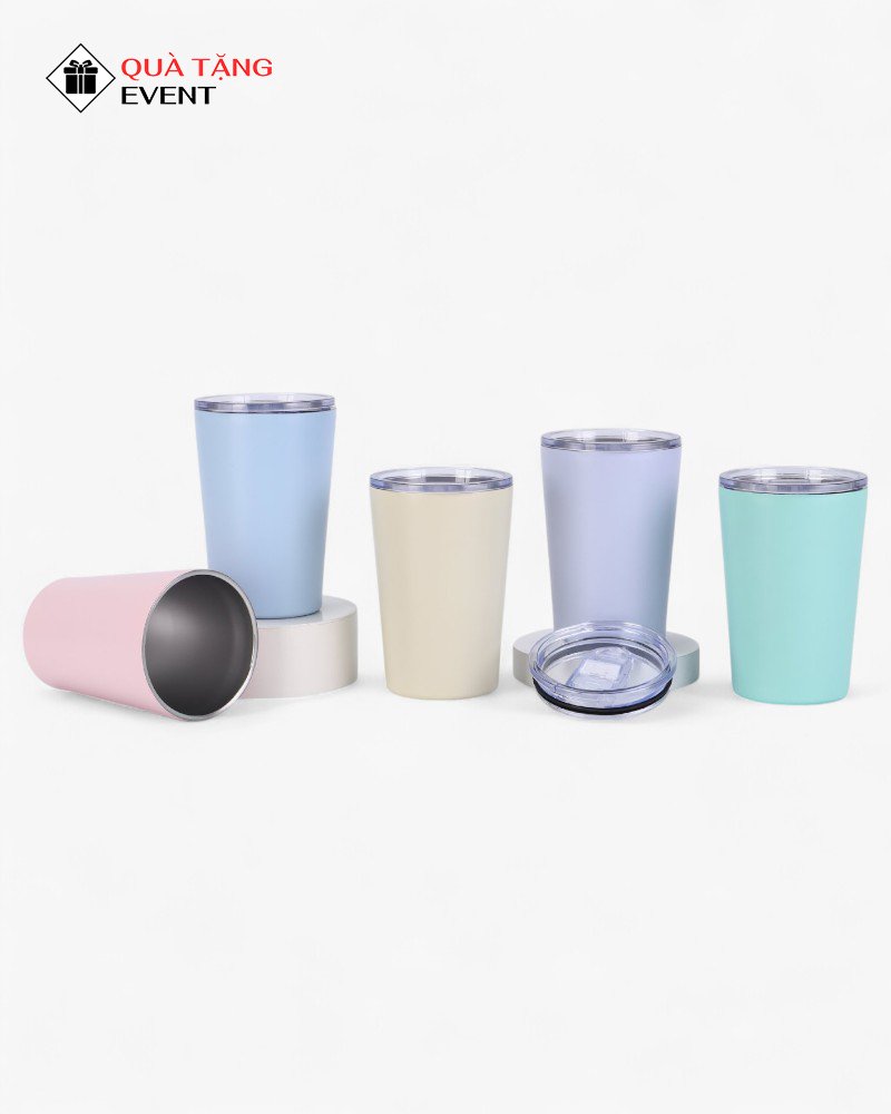 Ly, cốc giữ nhiệt quà tặng doanh nghiệp, in logo theo yêu cầu - Mã LGN019 Đặt sản xuất ly giữ nhiệt gia công - LGN019